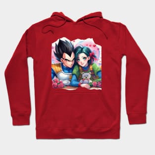 Vegeta & Bulma Valentine's Day Hoodie